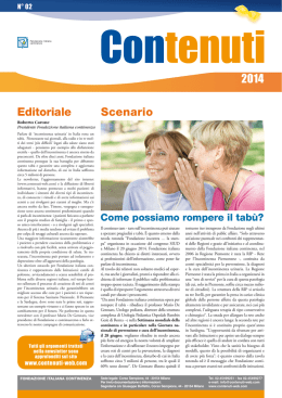 Scarica il pdf - Fondazione italiana continenza