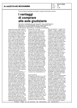 I vantaggi di comprare alle aste giudiziarie