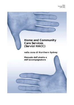 Servizi HACC - the NSW Multicultural Health Communication Service