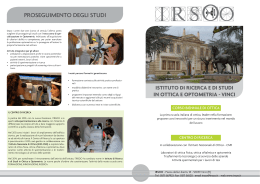 Brochure IRSOO - Orienta Sicilia