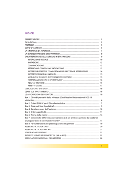 scarica il documento delle linee guida sull`autismo per i pediatri