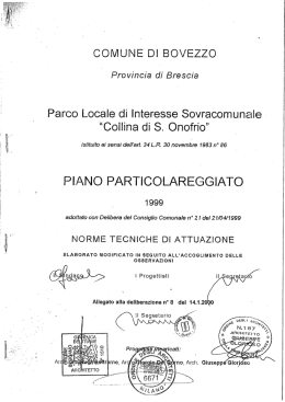 N.T.A. Parco delle Colline