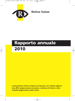 Rapporto annuale 2010