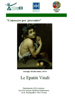 opuscolo infezioni da epatite in carcere