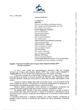corso formativo per la figura dello Studente