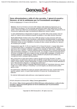 Leggi la Rassegna Stampa dei Magazine