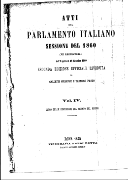 Indice dell`Attivit&agrave; Parlamentare