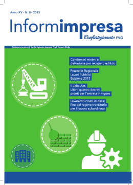 InformImpresa n. 8 - settembre 2015 []