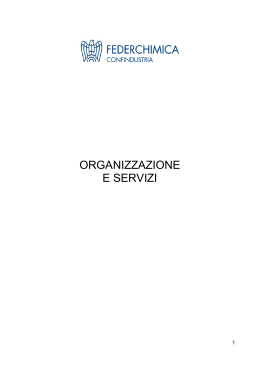 organizzazione e servizi
