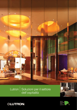 Lutron |Soluzioni per il settore dell`ospitalità