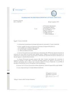 FEDERAZIONE ITALIANA PESCA SPORTIVA E