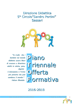 Il Piano Triennale dell`Offerta Formativa