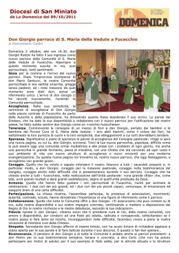 N&deg; del 09/10/2011 - Diocesi di San Miniato