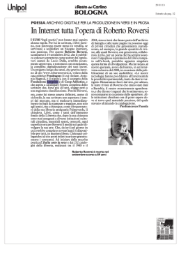 Il Resto del Carlino, 29 gennaio 2013