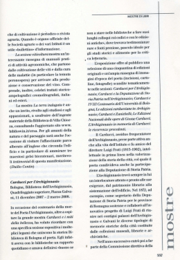 Carducci per l`Archiginnasio - Biblioteca dell`Archiginnasio