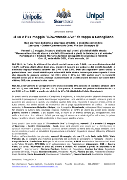 Comunicato Stampa - Fondazione Unipolis