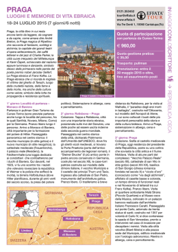 indicazioni del tour - Coordinamento Teologhe Italiane