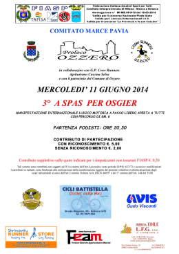 volantino - Pro Loco Ozzero