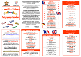 volantino - Comune di Genova.