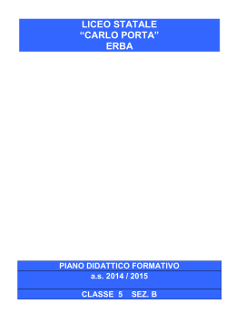 5B PIANO DIDATTICO FORMATIVO