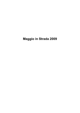 Maggio in Strada 2009 - Regione Emilia Romagna