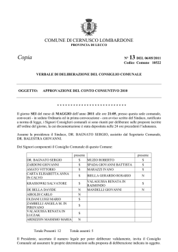 Copia - Comune di Cernusco Lombardone