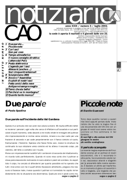 III 2001 - CAO Como