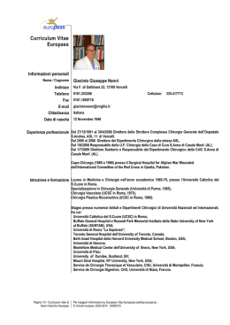 Curriculum Vitae Europass