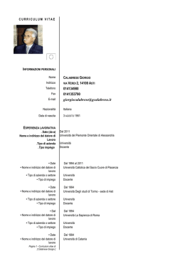 Curriculum Vitae