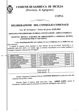 delibera CC.n.16 del 21-02-2014