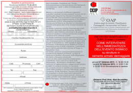 Incontri Seminariali
