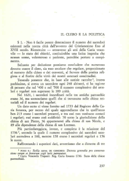 Il Clero e la politica