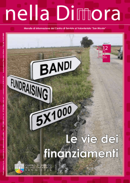 csvsn - Centro di servizio al volontariato San Nicola