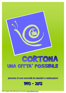 2013 - Comune di Cortona