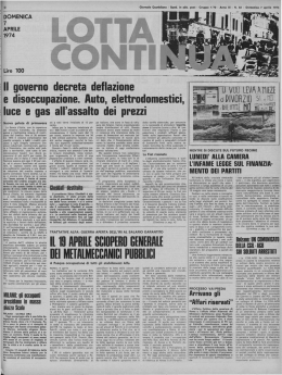 il 19 aprile sciopero generale dei metalmeccanici pubblici