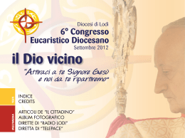 Celebrazione del 6° Congresso Eucaristico Diocesano