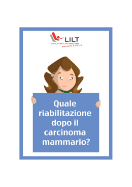 Riabilitazione dopo il carcinoma mammario