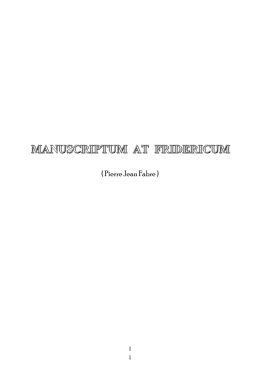 manuscriptum at fridericum
