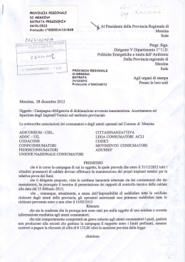 documento collegato - Provincia Regionale di Messina