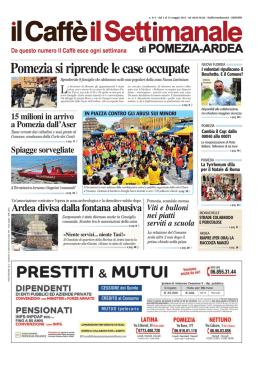 Pomezia si riprende le case occupate