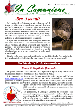 In Comunione - Il Santuario di Santa Rita