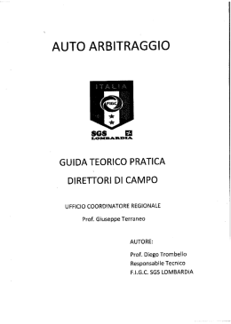 Guida Teorica all`autoarbitraggio