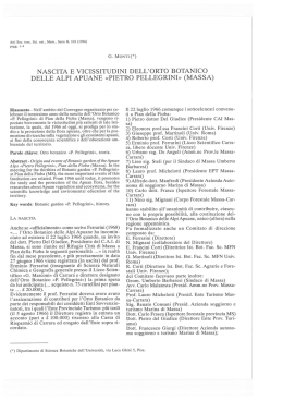 Apri  - Società Toscana di Scienze Naturali