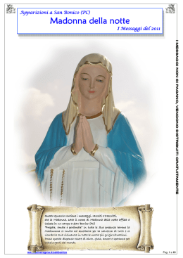 Anno 2011 - La Madonna della Notte