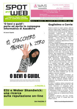 Spot and Web n.38 del 27.2.2009