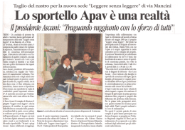 Leggi l`articolo - APAV