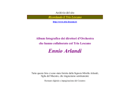 Ennio Arlandi - Ricordando il Trio Lescano