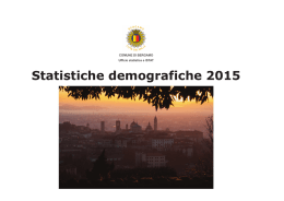Statistiche demografiche 2015
