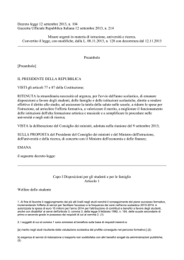 Dl 104/2013 - Il Sole 24 Ore