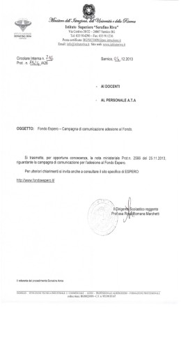 216 – Fondo espero – campagna informativa